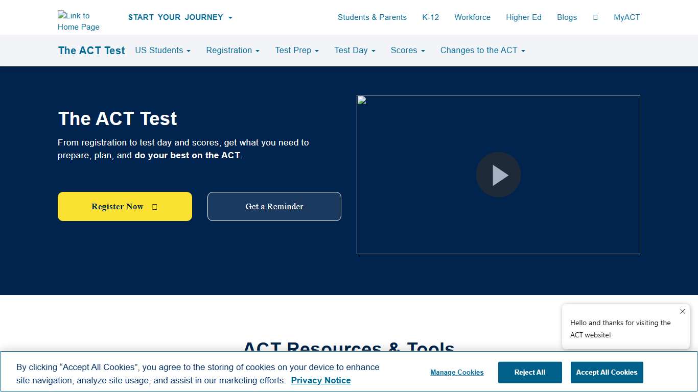 The ACT Test for Students | ACT